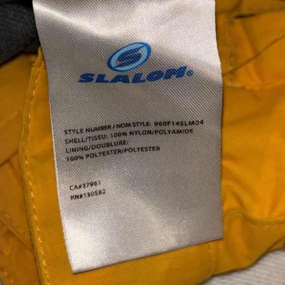 Slalom women’s black and yellow waterproof ski/snowboarding pants size small - Picture 10 of 13